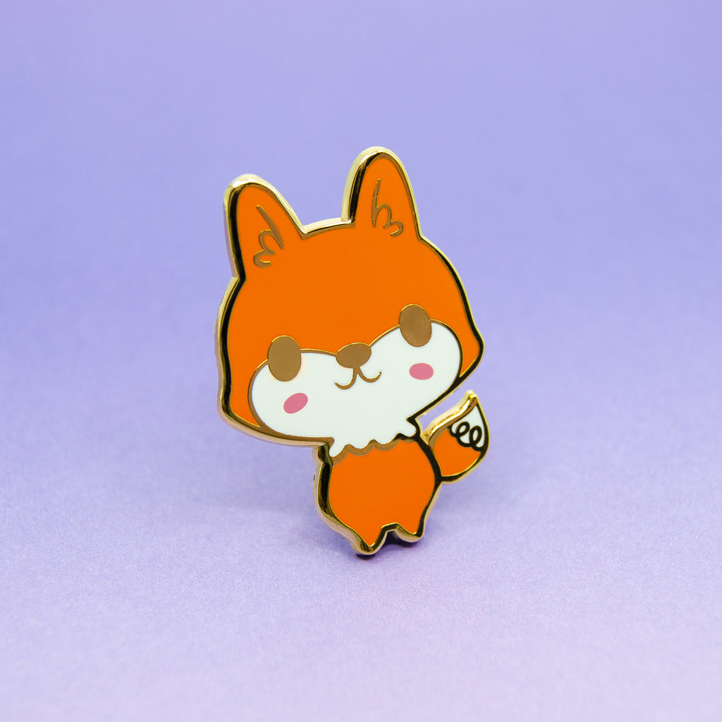 Fox Enamel Pin