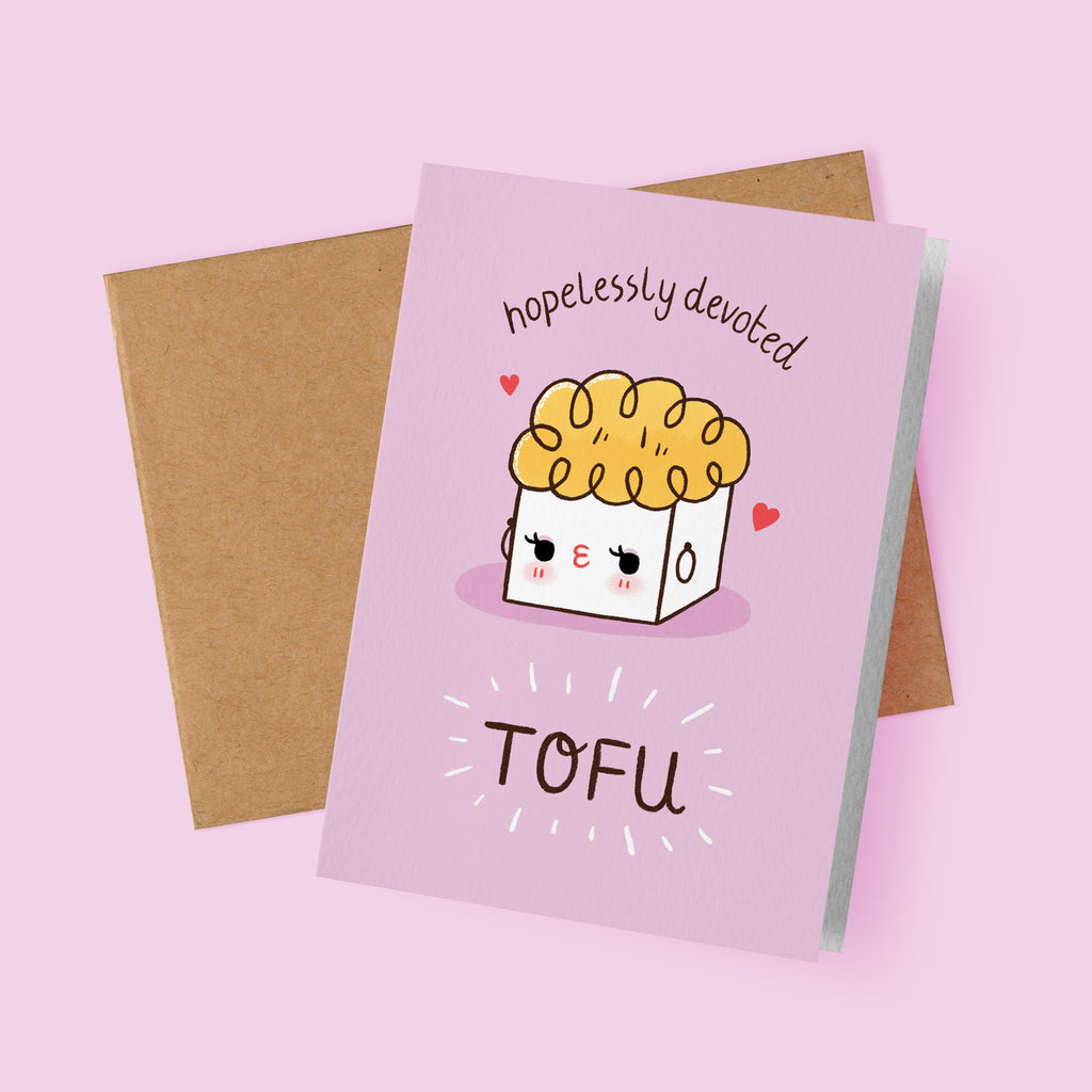 Hopelessly Devoted Tofu Card