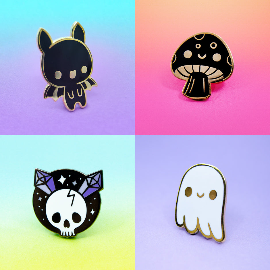 Seconds Mystery Pin Box – 5 Random Enamel Pins