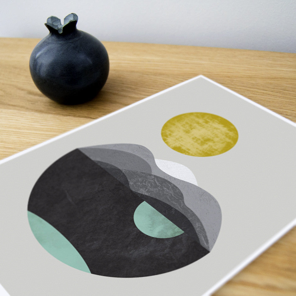 Solar Peaks Print