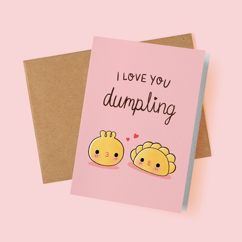 I Love You Dumpling Card