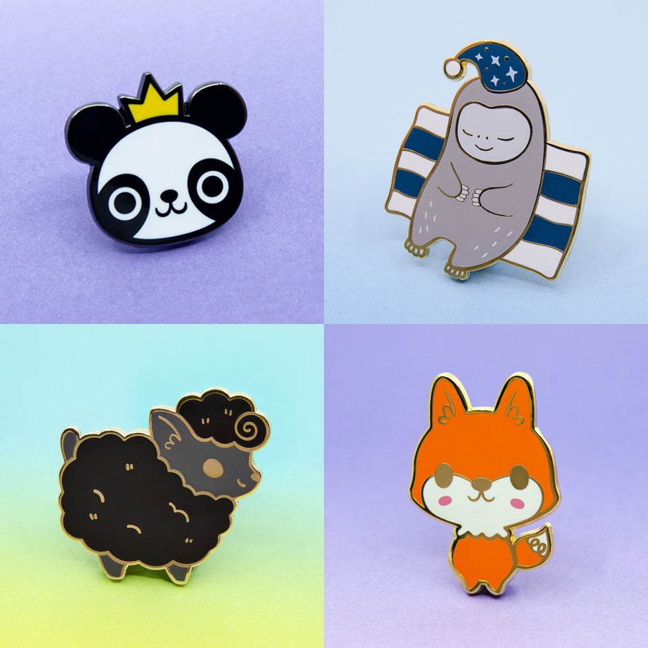 Seconds Mystery Pin Box – 5 Random Enamel Pins